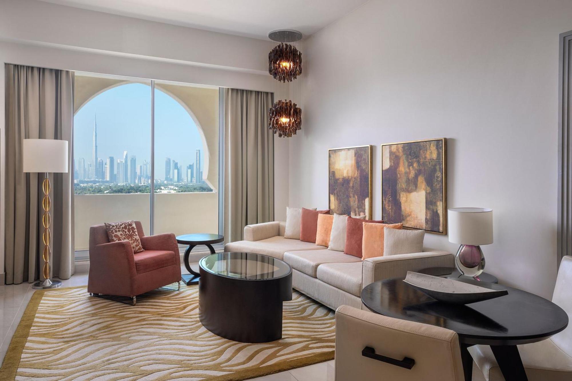 Marriott Executive Apartments Al Jaddaf, Dubai Dış mekan fotoğraf Living room