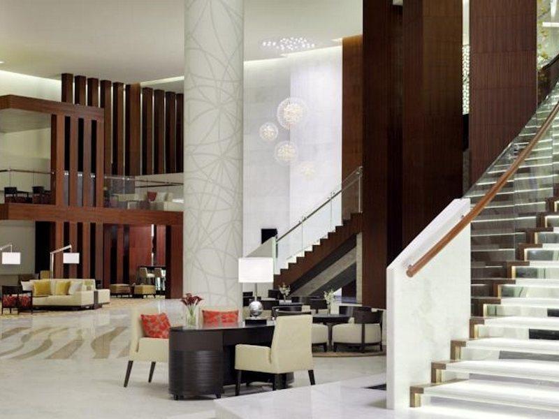 Marriott Executive Apartments Al Jaddaf, Dubai Dış mekan fotoğraf The lobby of the hotel